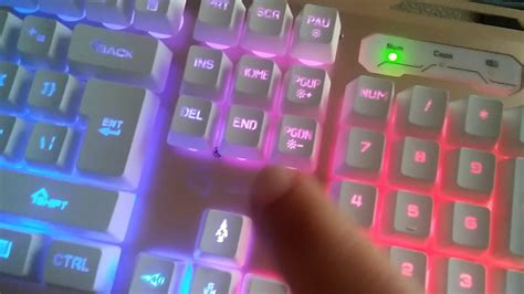 Holding down f5 or f6 will make the keyboard light steadily decrease or increase, respectively. Light up keyboard review - YouTube