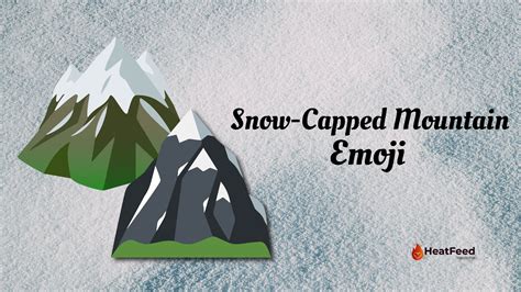 Snow Capped Mountain Emoji 🏔️ Meaning ️copy And 📋paste
