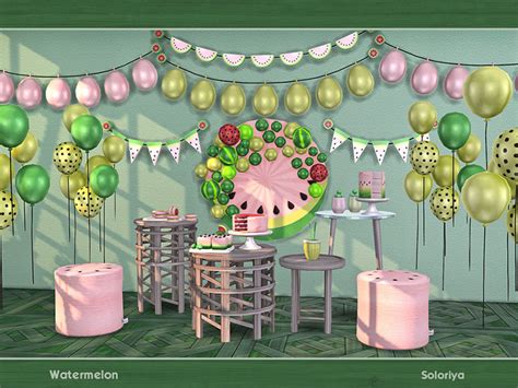 The Sims 4 Party Decorations Cc Clutter Packs Fandomspot Parkerspot