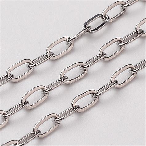 Jewellery Making Chains Crafts 316 Stainless Steel Cable Chains