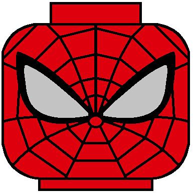 LEGO Superior Spiderman head decal | zaioshima123 | Flickr