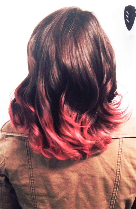 Pink Dip Dye Hair Ombré Dyed Hair Ombre Dip Dye Hair Pink Dip Dye