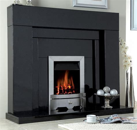 The competitive black and stone fireplace. Black Granite Fireplaces Archives - Stanningley Firesides