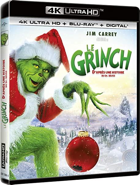 Le Grinch Francia Blu Ray Amazon Es Jim Carrey Jeffrey Tambor Christine Baranski Molly