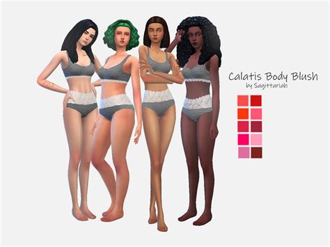 Sagittariahs Calatis Body Blush Skin Details Sims 4 Cc Skin Sims Cc