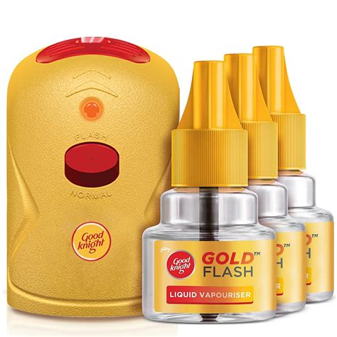 Good Knight Gold Flash Liquid Vapourizer Mosquito Repellent Combo