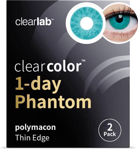 Clearlab ClearColor 1 Day Phantom Jednodenní barevné kontaktní čočky