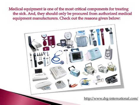 Know More About The Medical Equipment Manufacturers