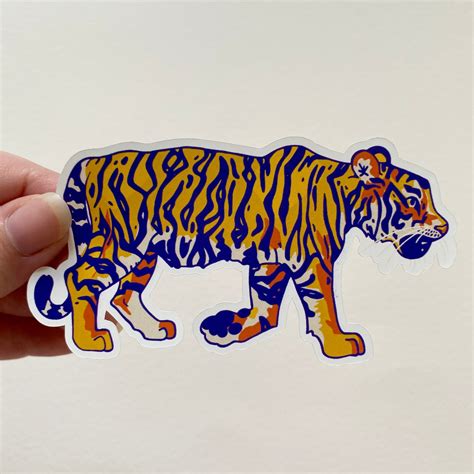 Tiger Sticker Etsy