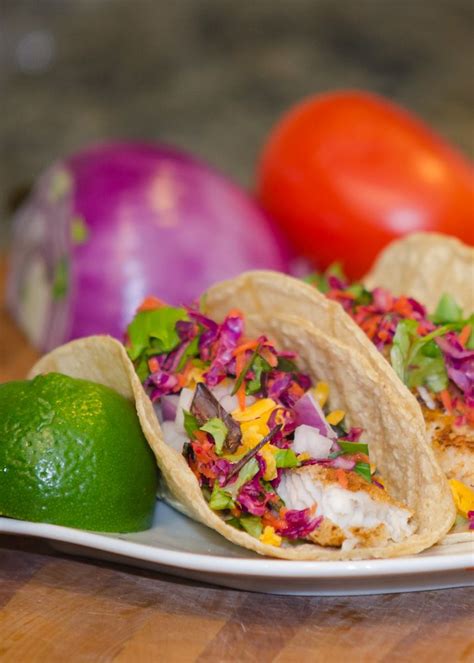 Baja Tilapia Fish Tacos With Avocado Recipe Cooking