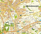 Recklinghausen Map and Recklinghausen Satellite Image