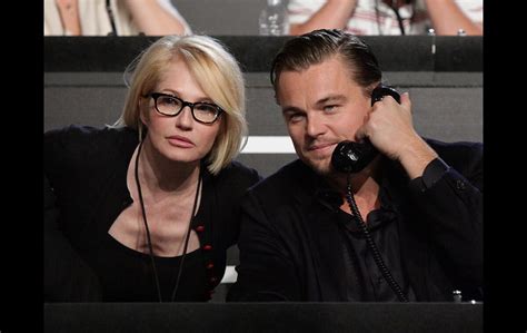 Photo Leonardo DiCaprio et Ellen Barkin à Los Angeles pendant le