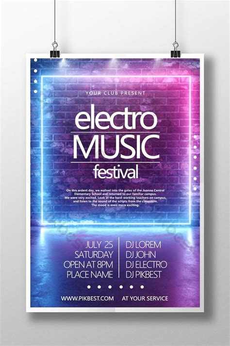 Music Band Concert Poster Templates Psd Free Download Pikbest