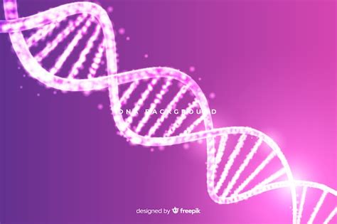 Free Vector Purple Abstract Dna Structure Background