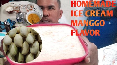 paano gumawa ng manggo ice cream homemade pinoy sorbetes youtube
