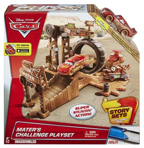 Disney Pixar Cars Story Sets Maters Challenge Playset Mattel Toys Toywiz