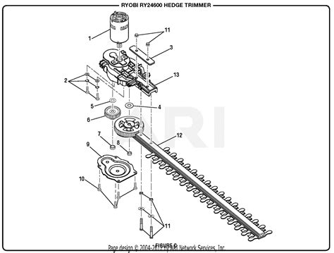 Homelite Ry26000 26cc Power Head String Trimmer Parts Diagram For Figure B