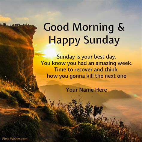 Good morning wallpaper images are the sources of motivation and positive hope to start your day in a positive way. Good Morning Happy Sunday Image Wishes Quotes | First Wishes