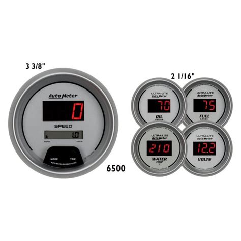 Auto Meter® 6500 Ultra Lite Digital™ In Dash Gauge Kit