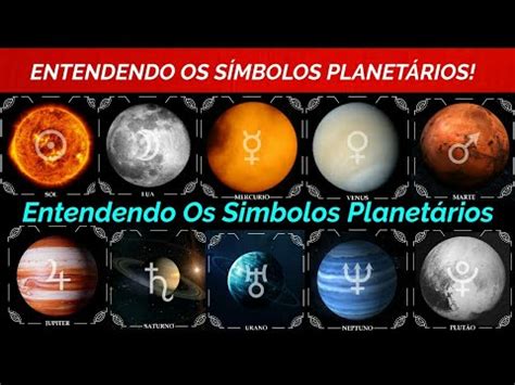 significado dos símbolos dos planetas na astrologia YouTube