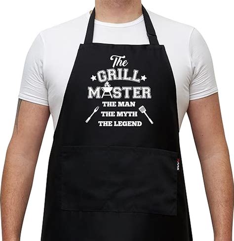 Savvy Designs Bbq Aprons For Men Cooking Kitchen Funny Apron The Grill Master The