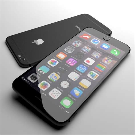 3d Model Apple Iphone 6 Black Cgtrader