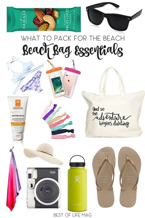 Packing For A Day At The Beach Is Easy With This List Of Beach Bag