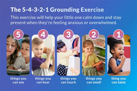 The 54321 Grounding Technique For Kids Moshi