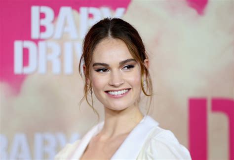 Baby Driver Anthony Mackie Lily James Elle Fanning Getty Images Names Actresses Stock