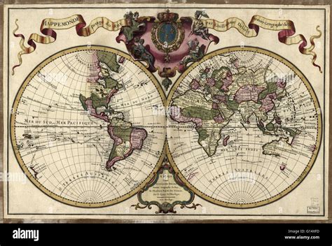 18th Century Map Of The World Map