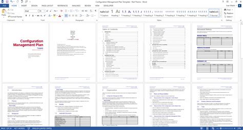 Configuration Management Plan Template Ms Word Technical Writing Tools