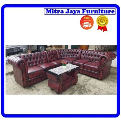 Jual SOFA L SUDUT WOSH Shopee Indonesia