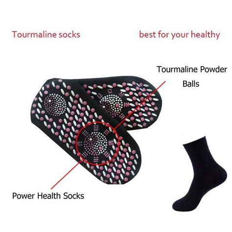 New Tourmaline Automatic Heat Ankle Sock Massage Foot Massager Far