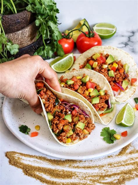 Mexican Mince Tacos Vegan Easy Veganeasy Org