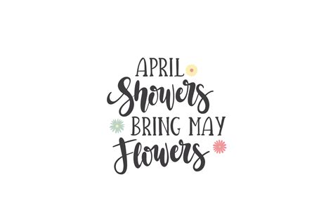 April Showers Bring May Flowers Graphic By Craftbundles · Creative Fabrica