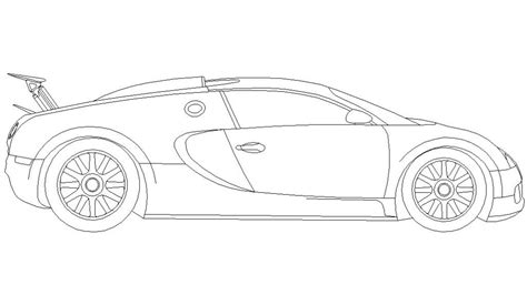 Imagenes Para Dibujar De Carros Dibujos De Autos Bugatti Para Colorear