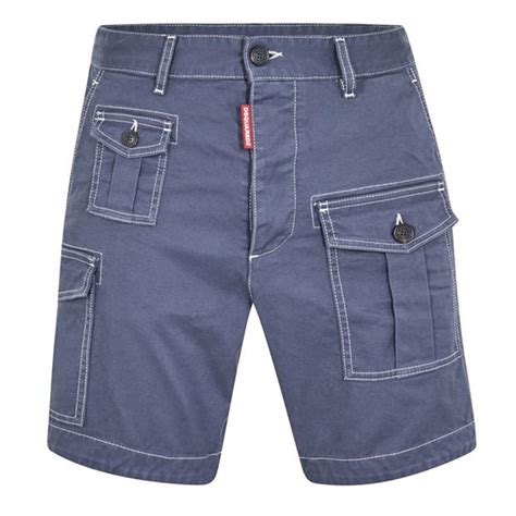 dsquared2 sexy cargo shorts men navy 505 flannels