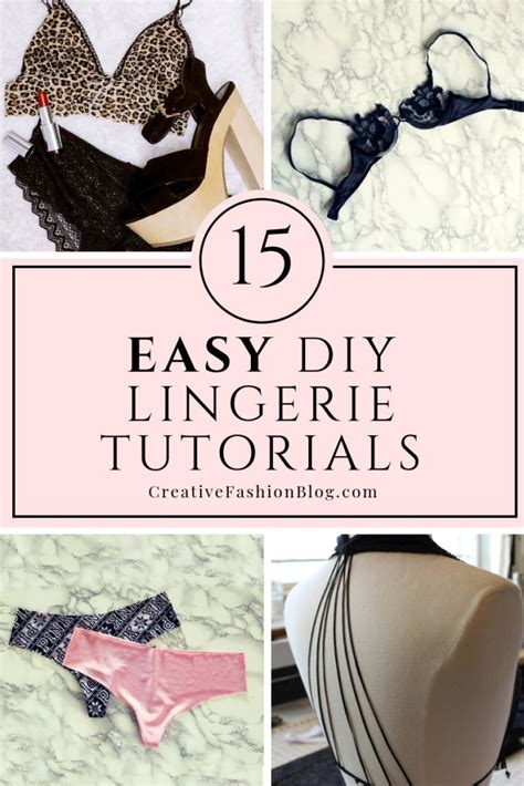 15 diy lingerie bras and panties to try in 2019 creative fashion blog