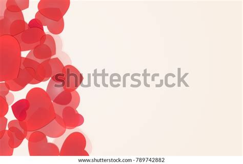 Love Backgrounds Fading Bright Red Hearts Stock Vector Royalty Free