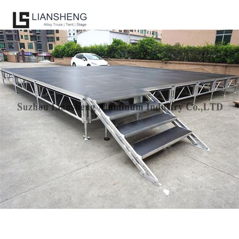 High Quality Outdoor Adjustable Portable Mobile Aluminum Stage