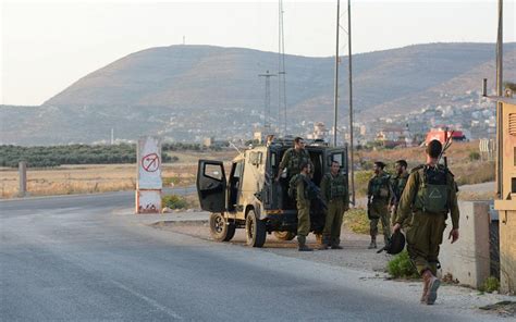 Shots Fired Toward Idf Troops In Northern West Bank No Injuries The