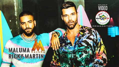 No Se Me Quita Maluma Ft Ricky Martin 2019 Latin Urban Official