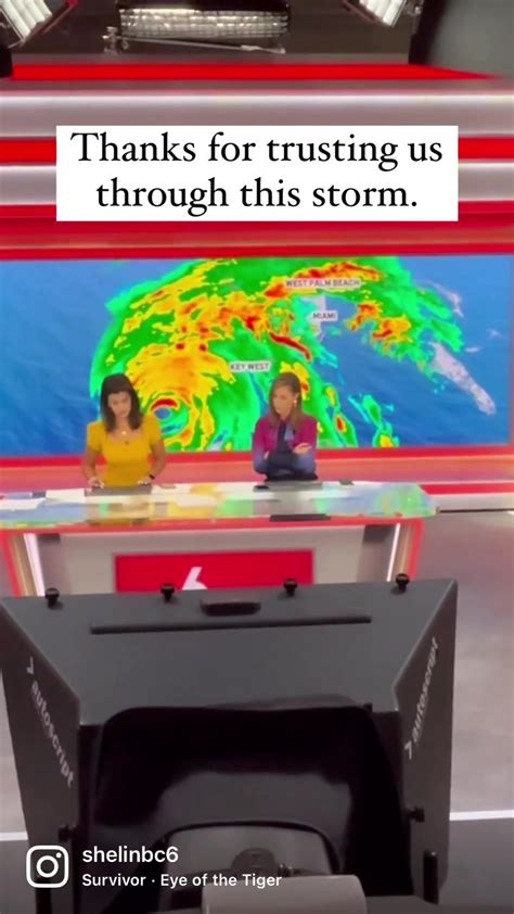 A Behind The Scenes Look Hurricane Coverage Means Nbc 6 Roxanne