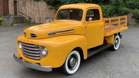 1948 Ford F1 Stake Bed Pickup Presented As Lot W183 At Harrisburg Pa