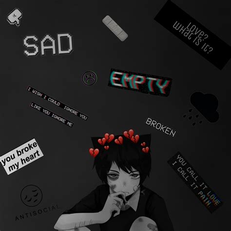 Images Of Broken Heart Depression Sad Anime Girl