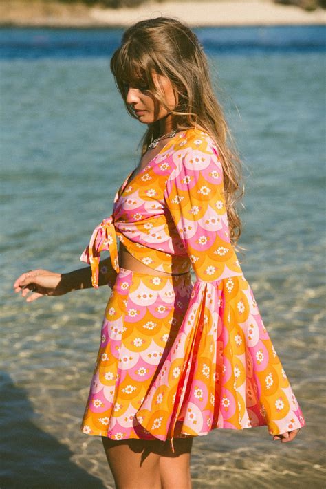 70s Style Two Piece Set Hippie Look Hippie Style Mode Hippie Hippie Chic 60s And 70s Fashion