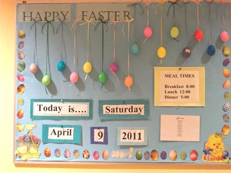 Beautiful Bulletin Board Ideas For Easter Leaving Preschool Poem
