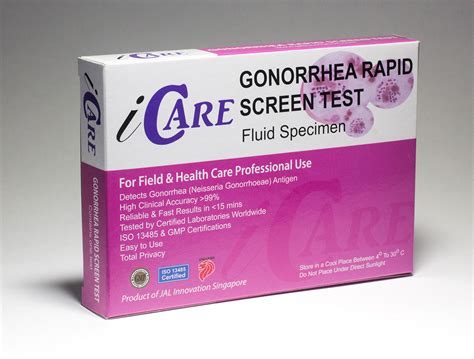 Icare Rapid Gonorrhea Test Kit Fast Results With High Accuracy
