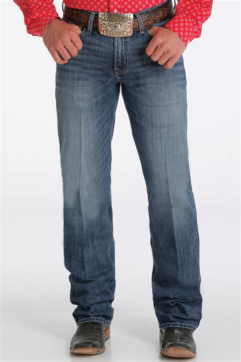Mens Cinch Jeans Grant Mid Rise Relaxed Boot Cut Arenaflex
