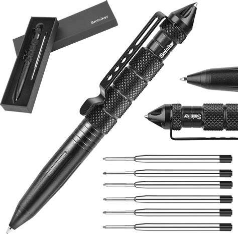 Outdoor Aluminum Tactical Pen Glass Breaker Self Defense Survivals